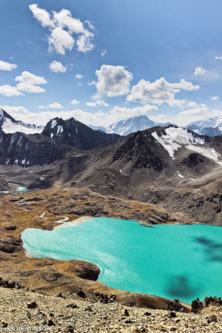 Trekking Kyrgyzstan - Tips for Hiking to Ala Kol Lake and Heart Lake // localadventurer.com