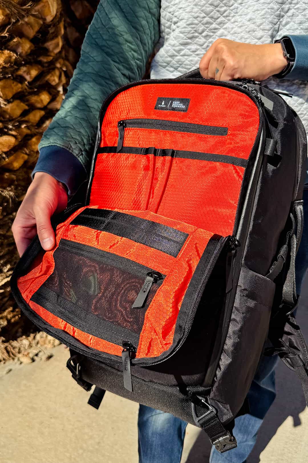 alpaka travel backpack elements