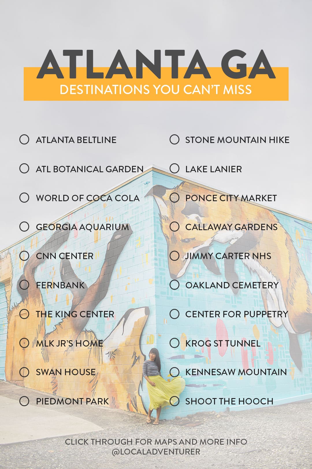 Your Ultimate Atlanta Bucket List Checklist