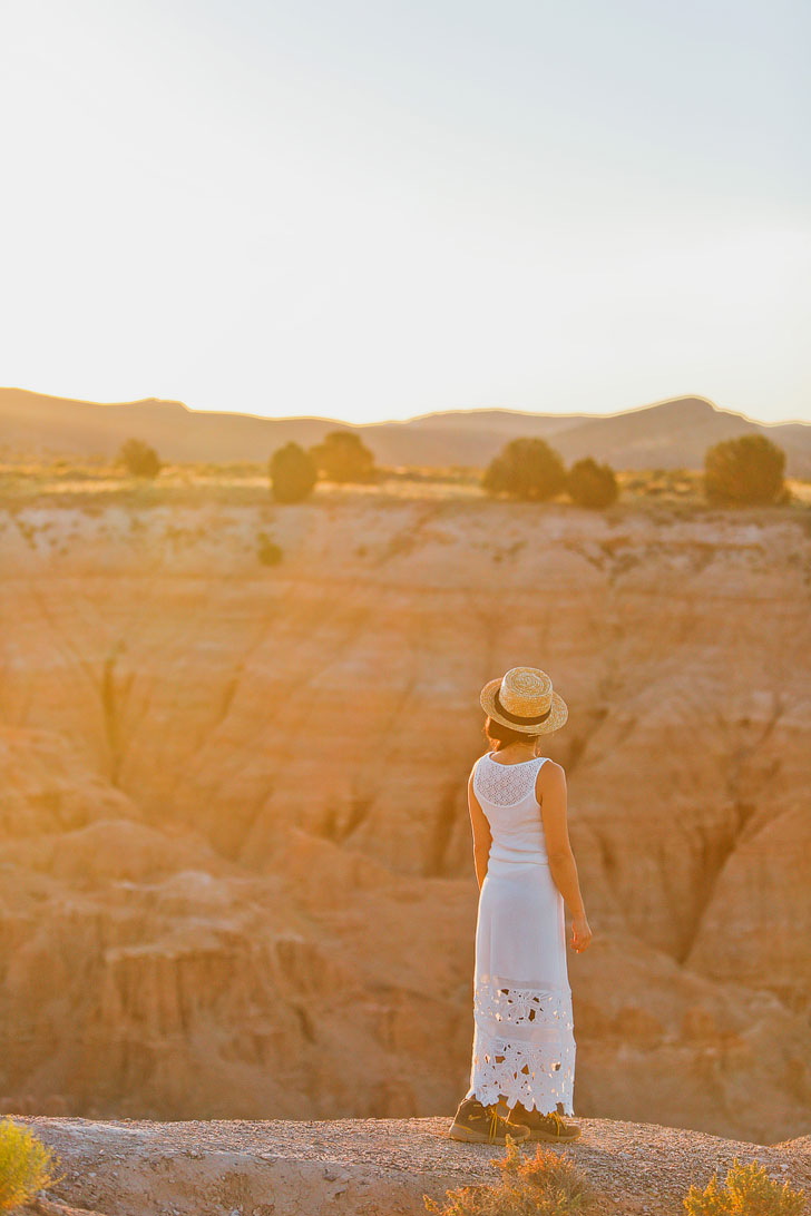 Hiking at Cathedral Gorge State Park - Nevada Hiking Trails // localadventurer.com