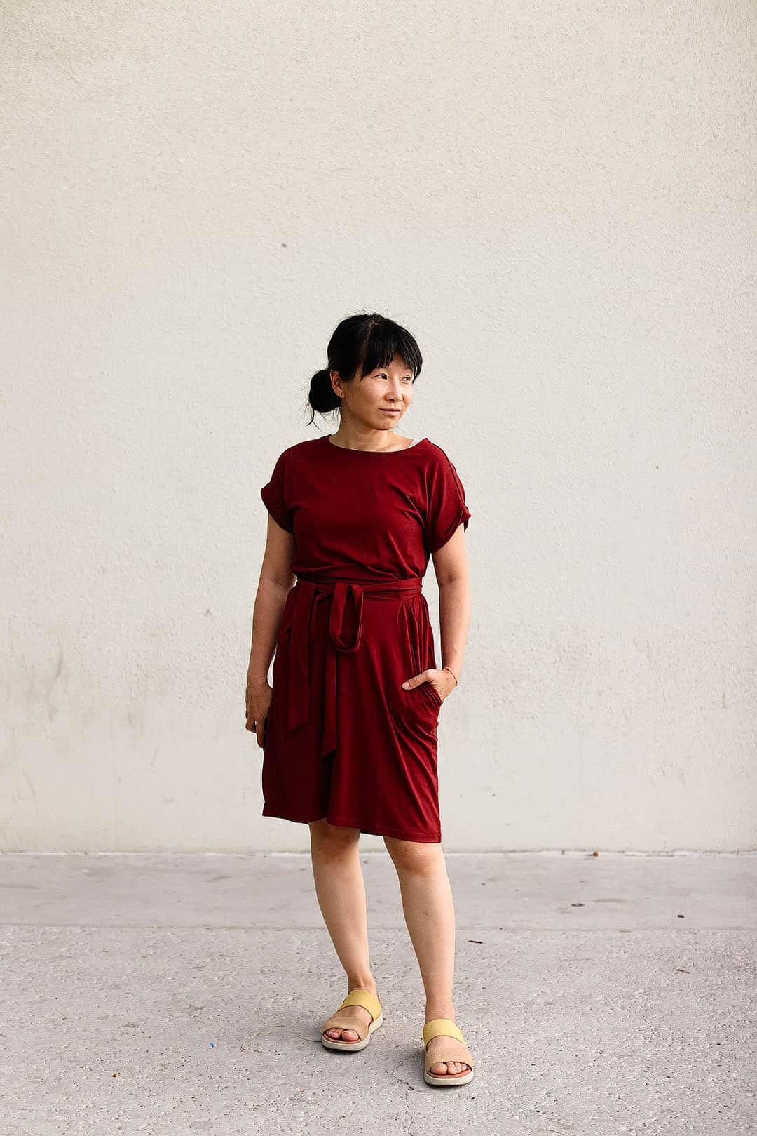 bluffworks review - Threshold Tie Waist T-Shirt Dress