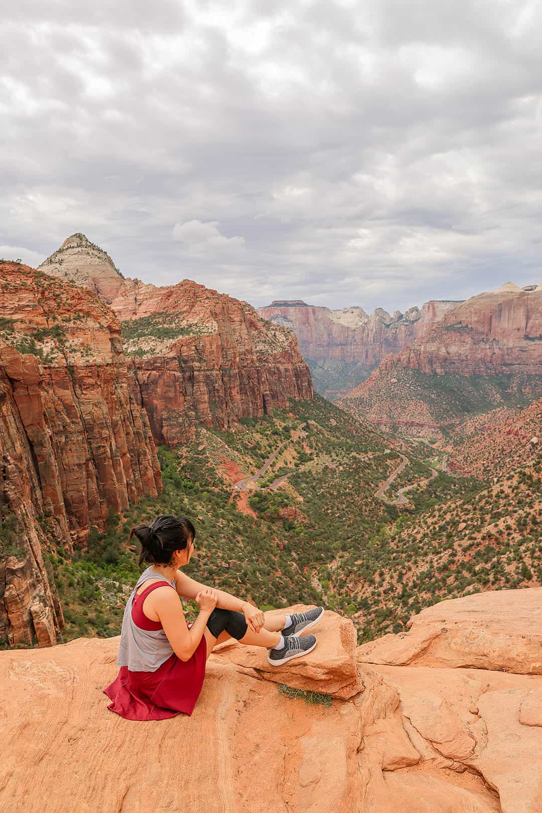 canyon overlook trail zion park