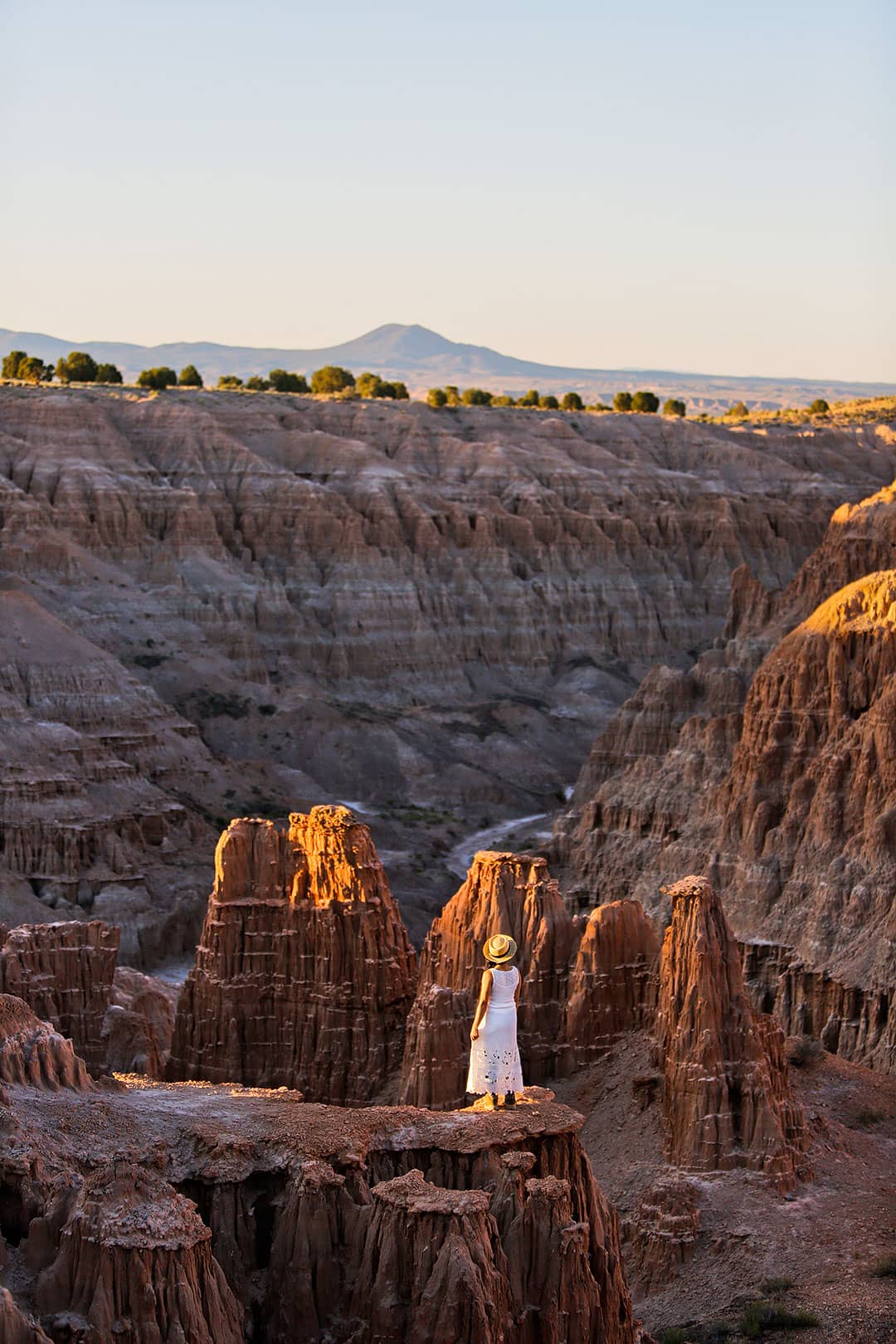 Miller Point Trail at Cathedral Gorge State Park Nevada