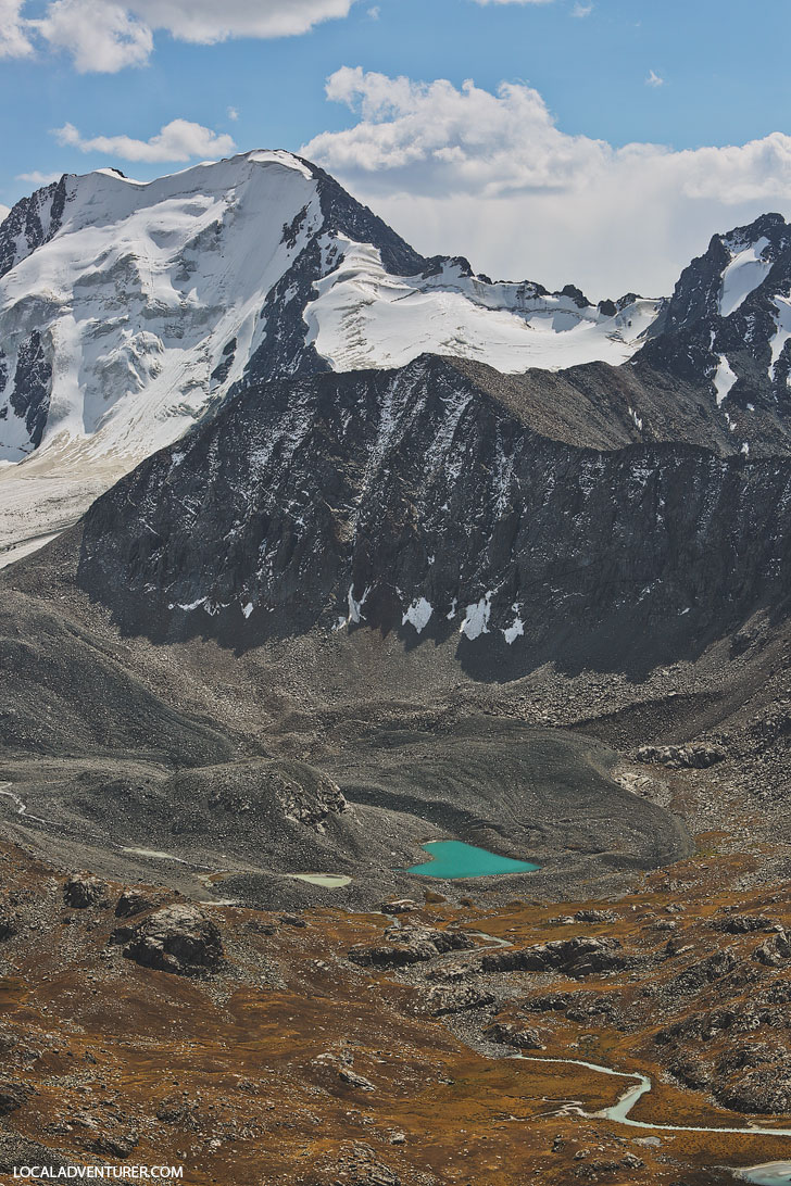 Heart Lake near Ala-Kul Lake in Kyrgyzstan // localadventurer.com