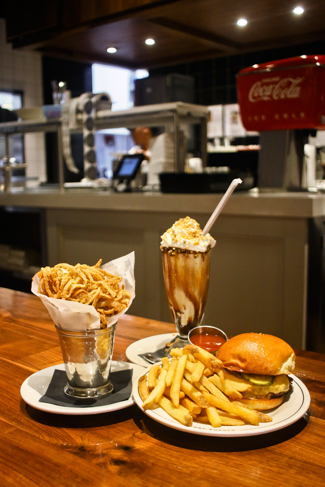 Holeman and Finch Burger ranked one of the best burgers in America + 15 Things to Do at Ponce City Market - your guide to the best stores, restaurants, and bars // Local Adventurer #localadventurer #atlanta #pcm #ponce #atl #georgia #ga #usa #travel #burger