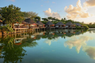 over water villas mauritius