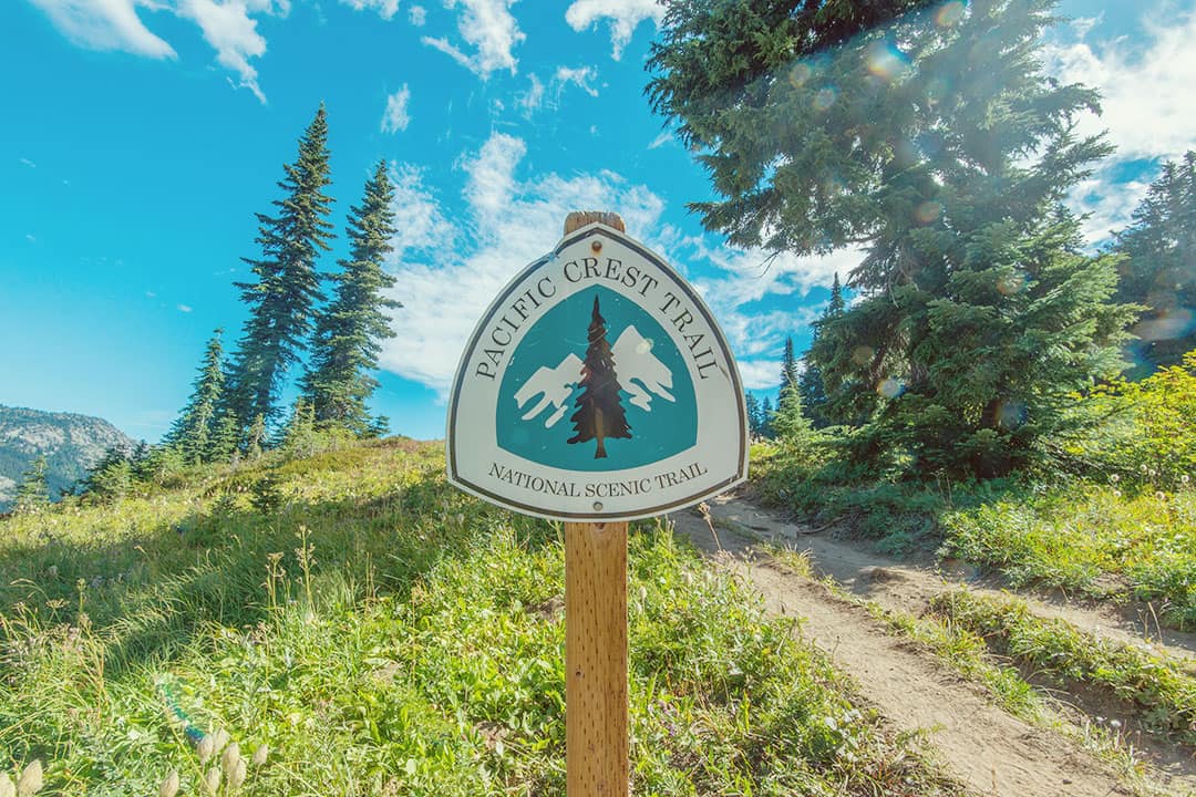 pacific crest trail marker